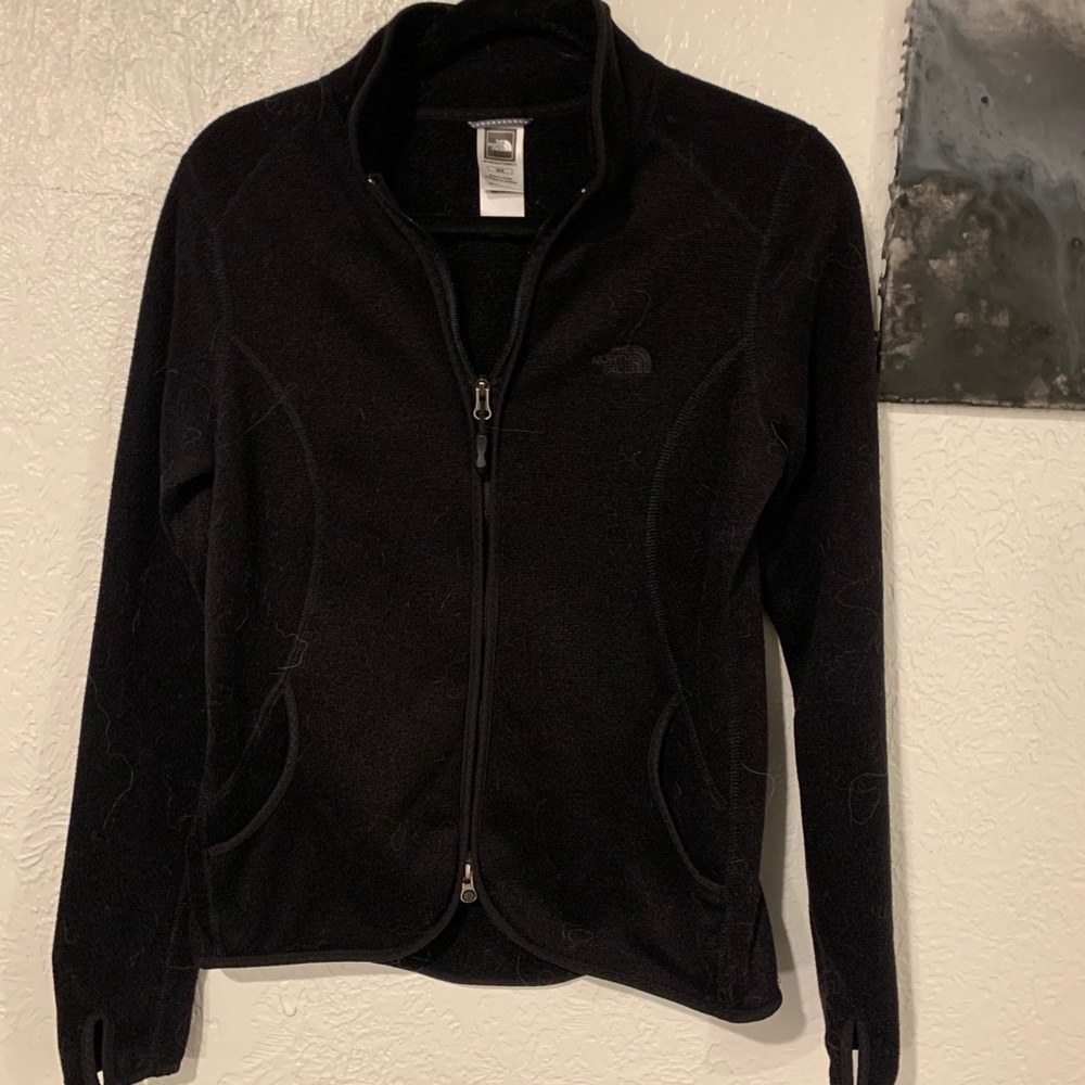 Black North Face Zip-Up